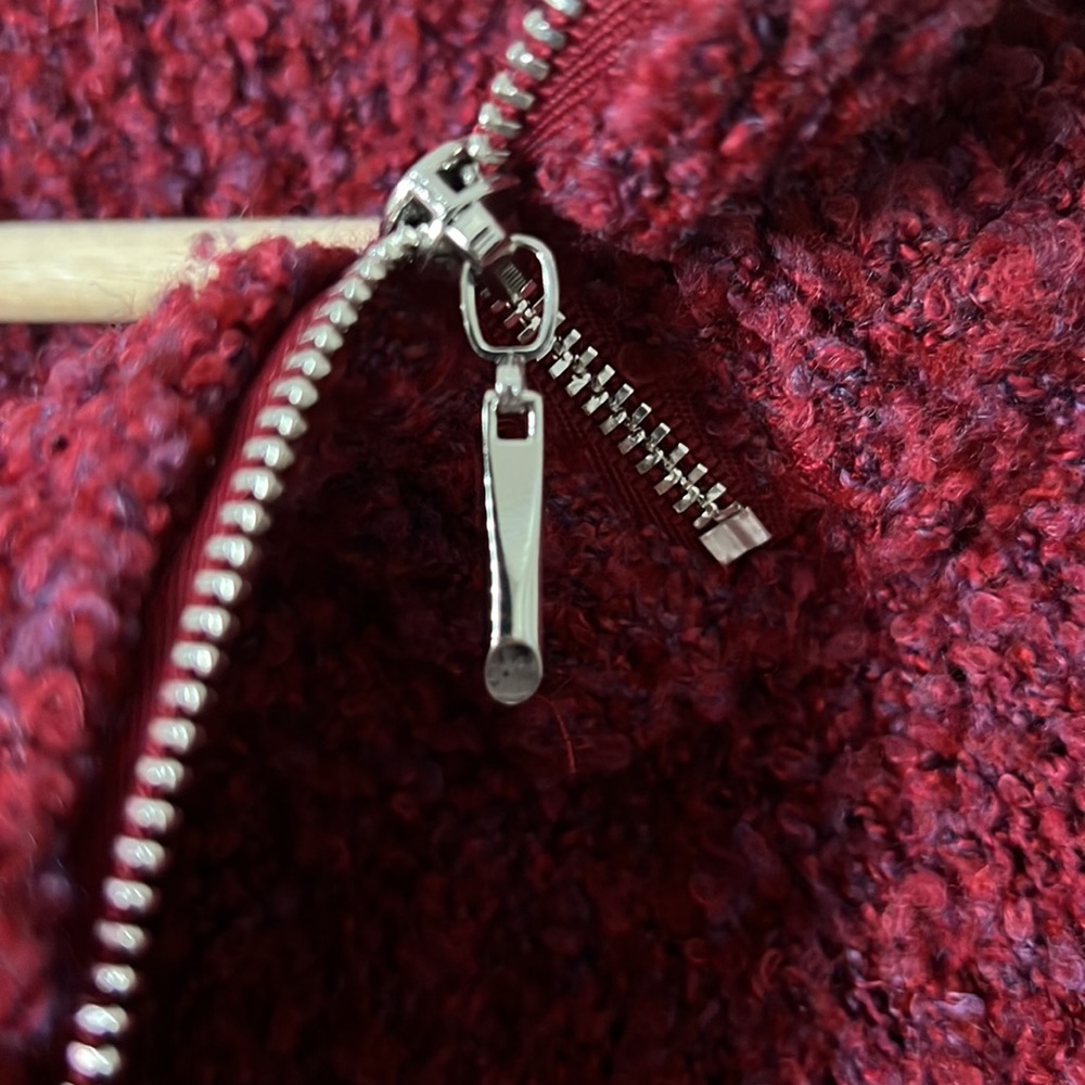 Whbm red sweater tunic s - Picture 5 of 13